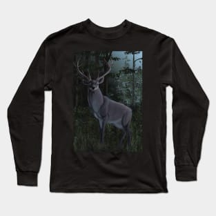 Midnight Stag Long Sleeve T-Shirt